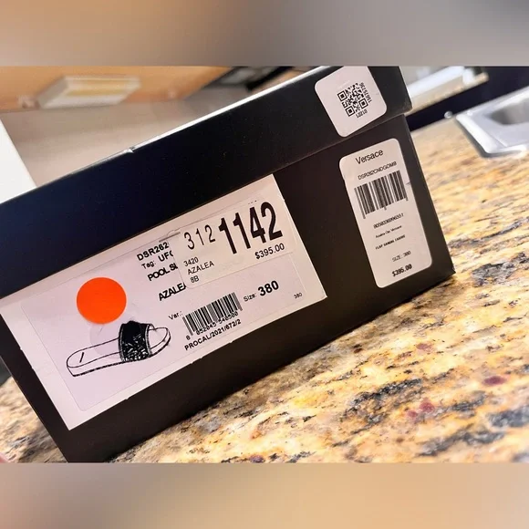 Red Versace Slides - Picture 4 of 5